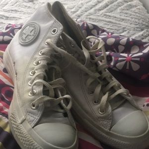 Leather converse